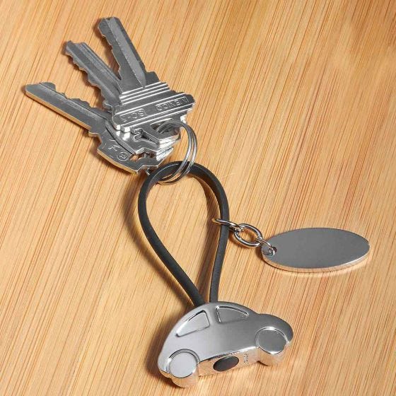 Llavero Auto con Placa