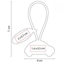 Llavero Auto con Placa