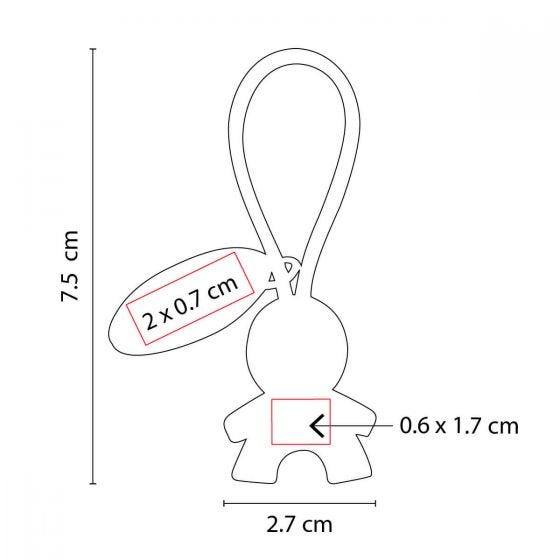 Llavero Persona con Placa