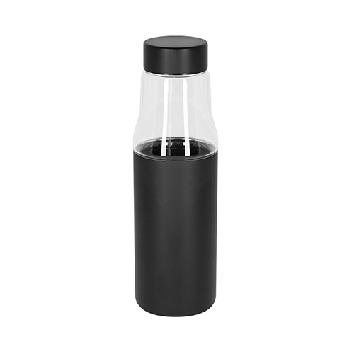 [TMPS 158 N] TERMO CON VIDRIO KAAP (NEGRO)