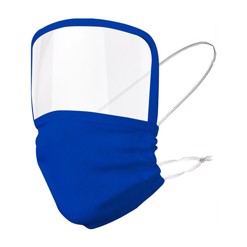 [SLD 067 A] CARETA CON CUBREBOCAS QUEBEC (AZUL)