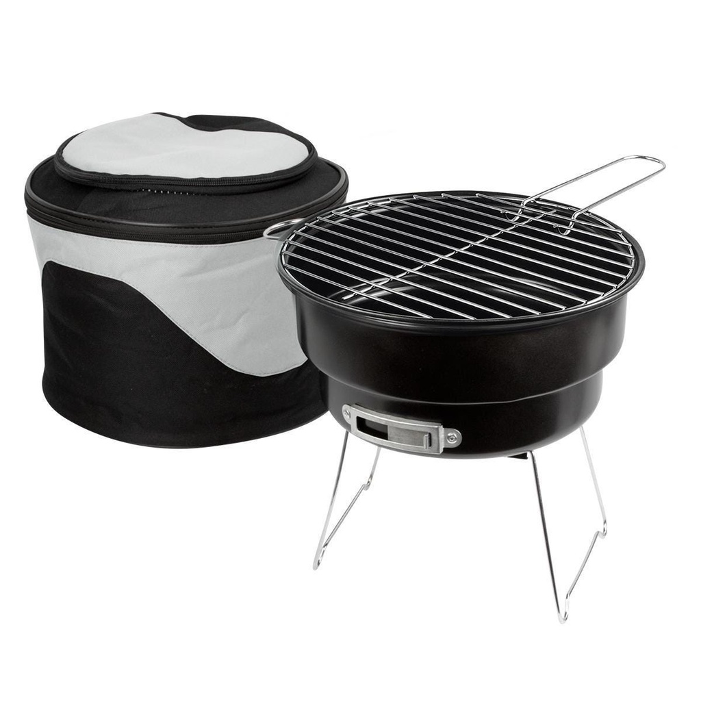 [BBQ 002] ASADOR CON HIELERA CAMPING