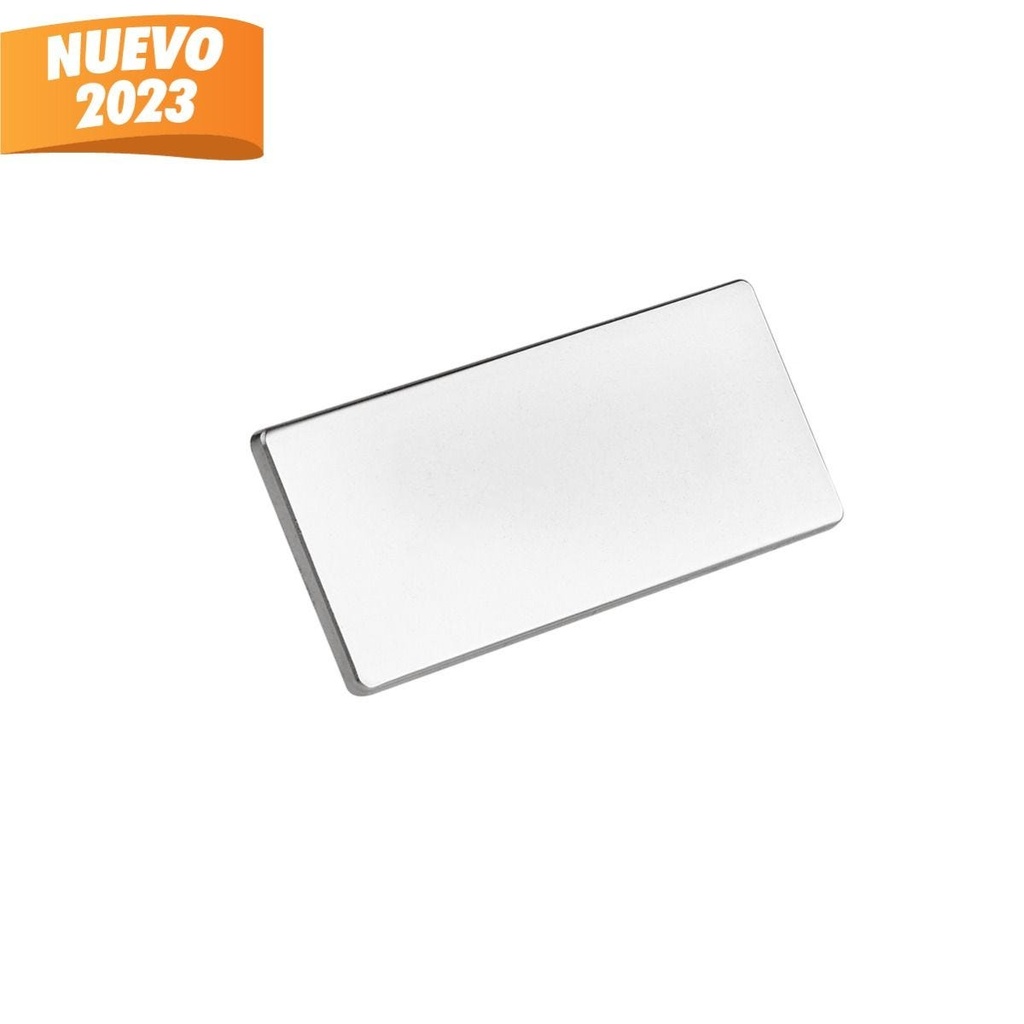 [ACC 001 S] PLACA METÁLICA CON GRABADO