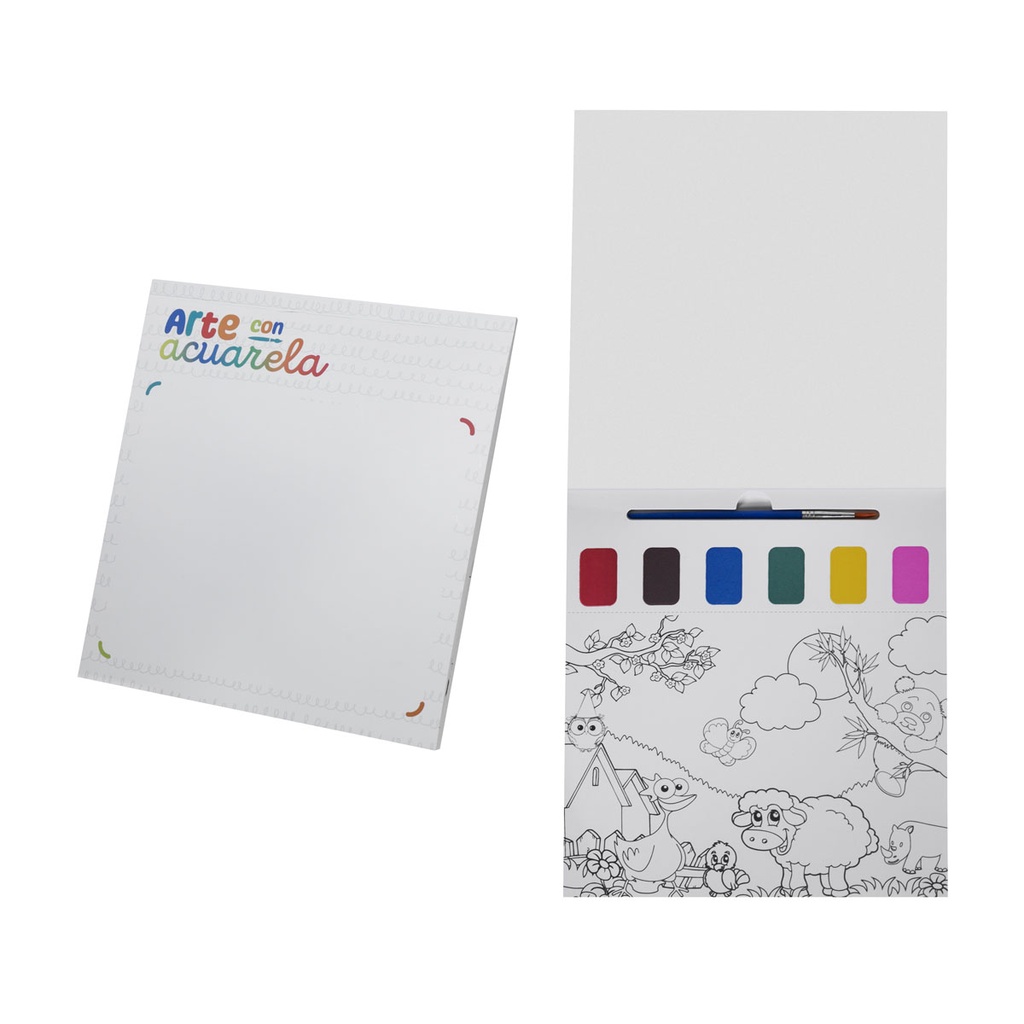 [GM 045 B] LIBRETA CON ACUARELAS KLIMPT