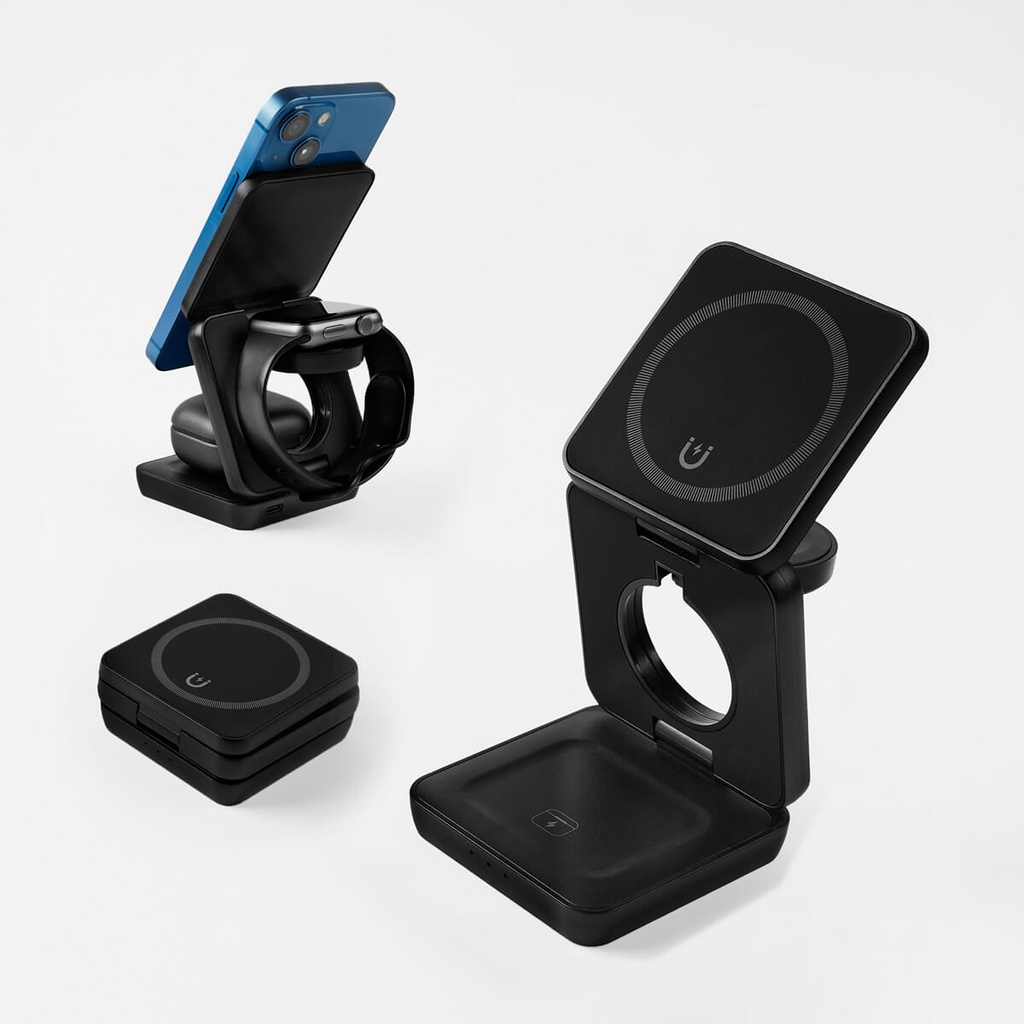 [CRG 068 N] MULTICARGADOR INALÁMBRICO QONEX