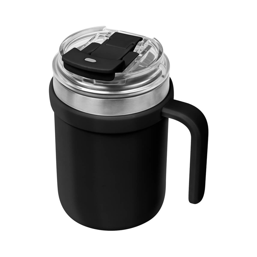 [TAZ 075 N] TAZA SORATA (NEGRO)