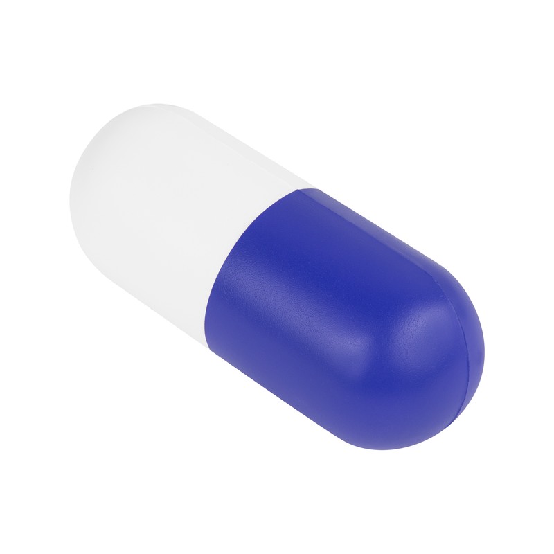 [SOC 065 A] ANTI-STRESS EN FORMA DE CAPSULA (AZUL)
