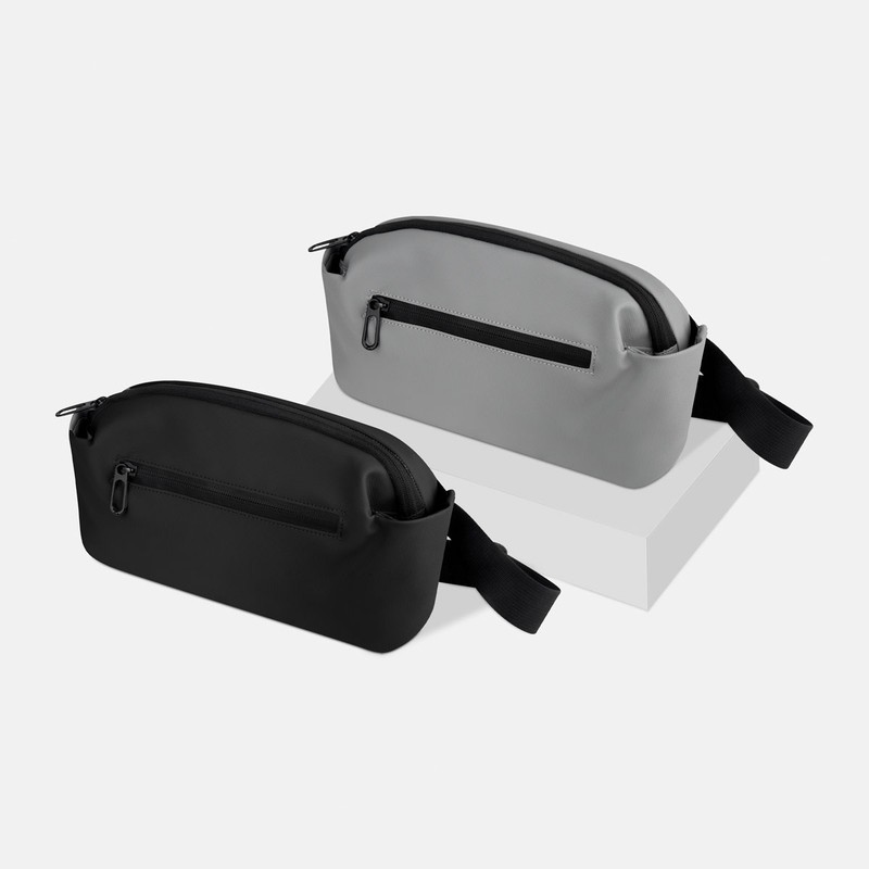 [SIN 791 N] BOLSA CANGURERA KERON (NEGRO)
