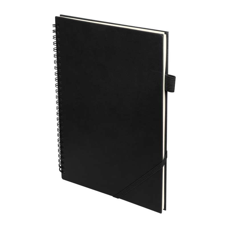 [HL 9076 N] LIBRETA AGENDARIO BORGES (NEGRO)